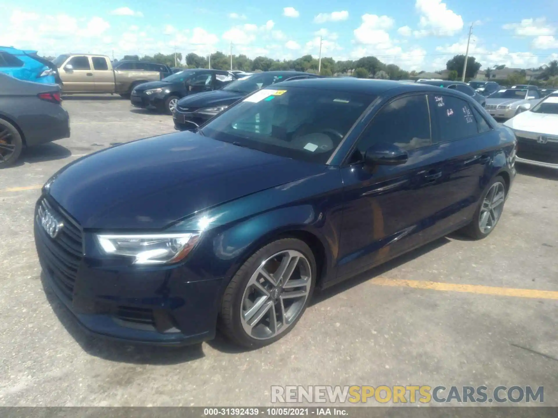 2 Photograph of a damaged car WAUAUGFF5KA081231 AUDI A3 SEDAN 2019