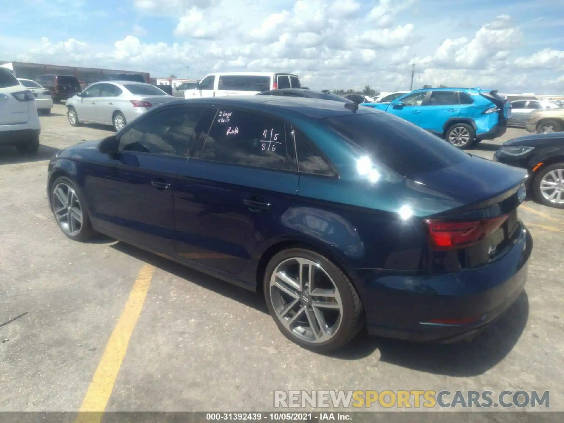 3 Photograph of a damaged car WAUAUGFF5KA081231 AUDI A3 SEDAN 2019