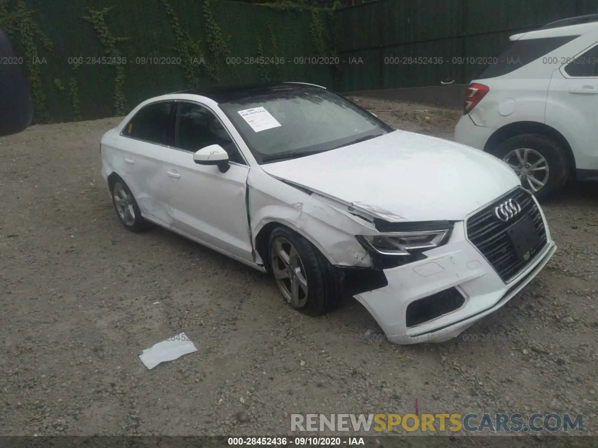 1 Photograph of a damaged car WAUAUGFF6K1010409 AUDI A3 SEDAN 2019