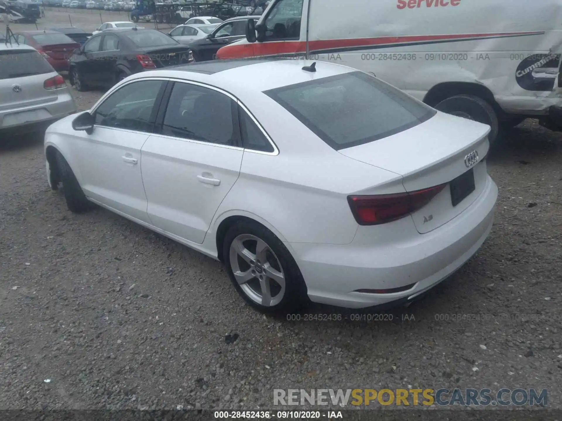 3 Photograph of a damaged car WAUAUGFF6K1010409 AUDI A3 SEDAN 2019