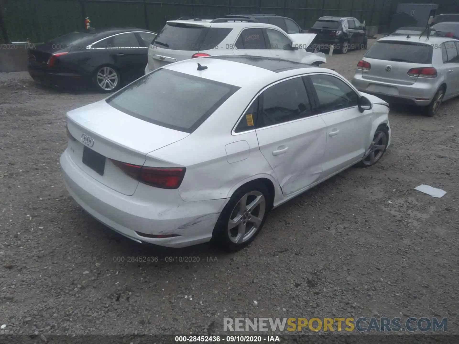 4 Photograph of a damaged car WAUAUGFF6K1010409 AUDI A3 SEDAN 2019