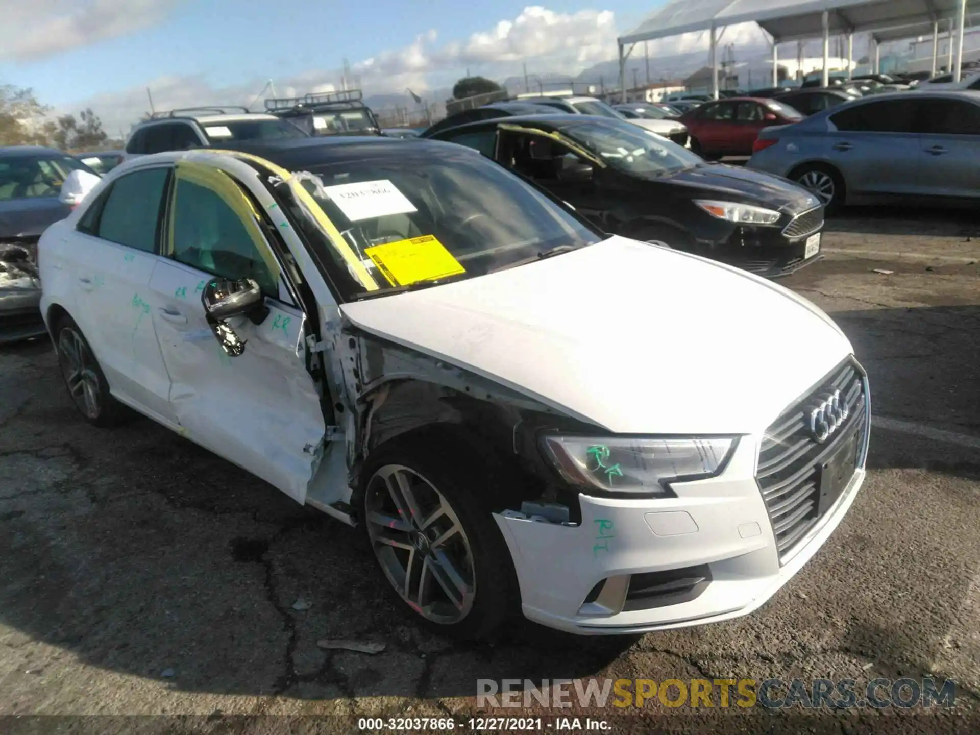 1 Photograph of a damaged car WAUAUGFF7K1010824 AUDI A3 SEDAN 2019