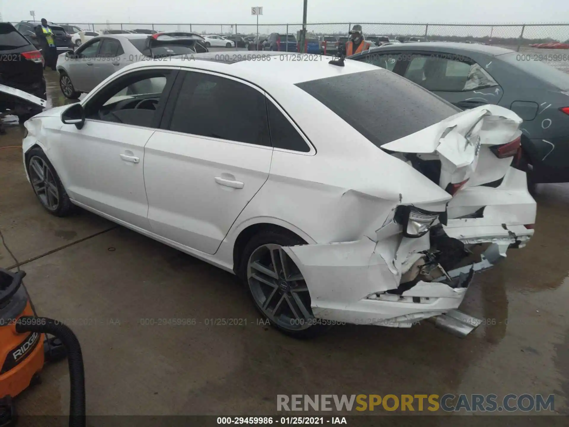 3 Photograph of a damaged car WAUAUGFF7K1011133 AUDI A3 SEDAN 2019