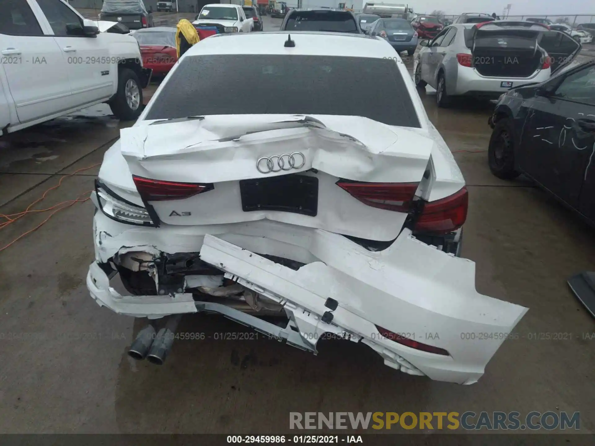 6 Photograph of a damaged car WAUAUGFF7K1011133 AUDI A3 SEDAN 2019