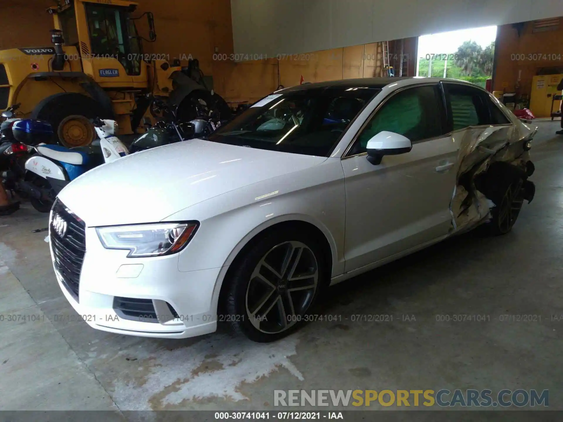 2 Photograph of a damaged car WAUAUGFF7K1011715 AUDI A3 SEDAN 2019