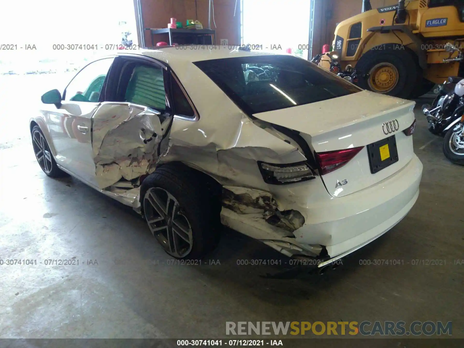 3 Photograph of a damaged car WAUAUGFF7K1011715 AUDI A3 SEDAN 2019