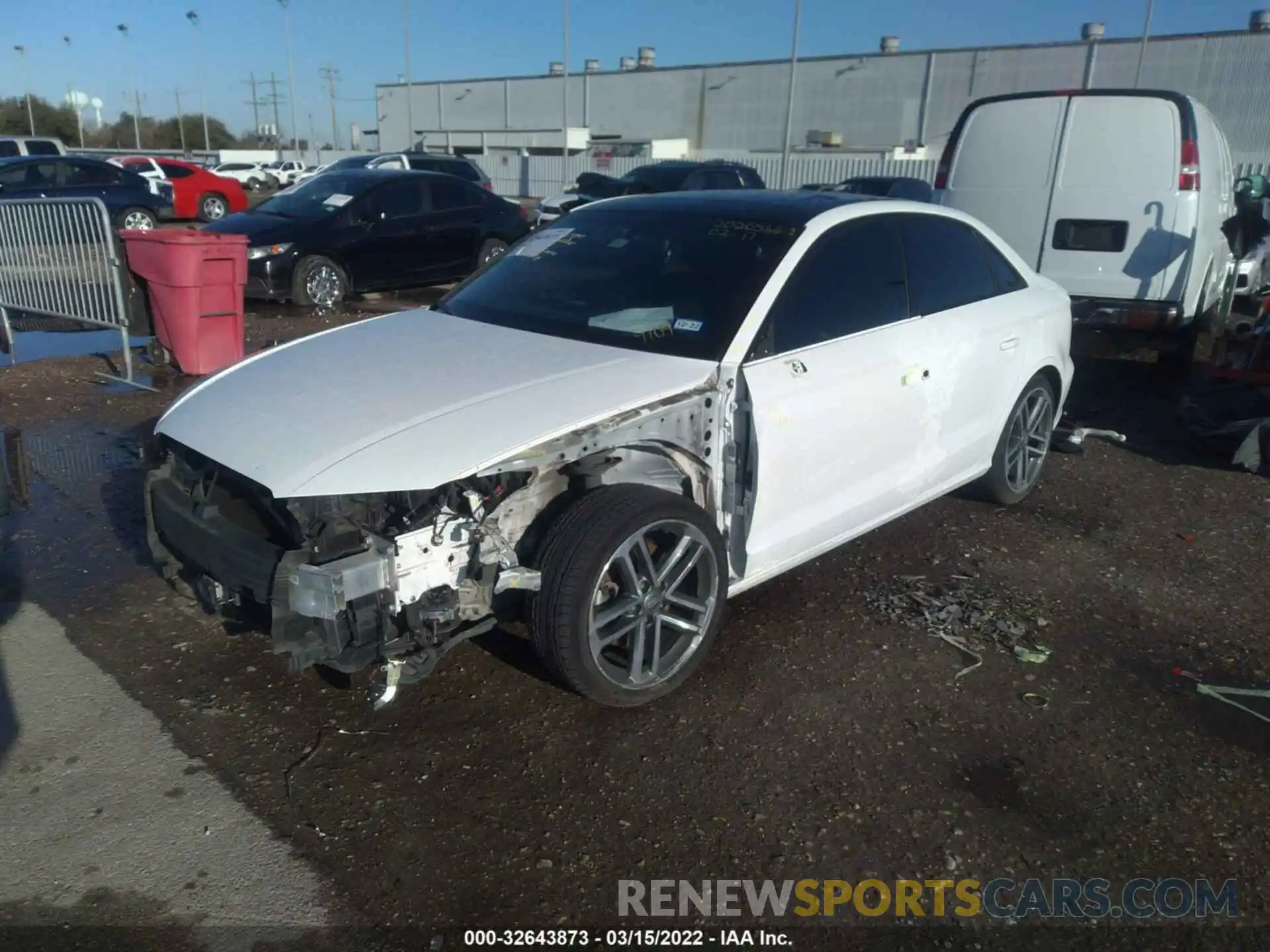 2 Photograph of a damaged car WAUAUGFF7KA109109 AUDI A3 SEDAN 2019