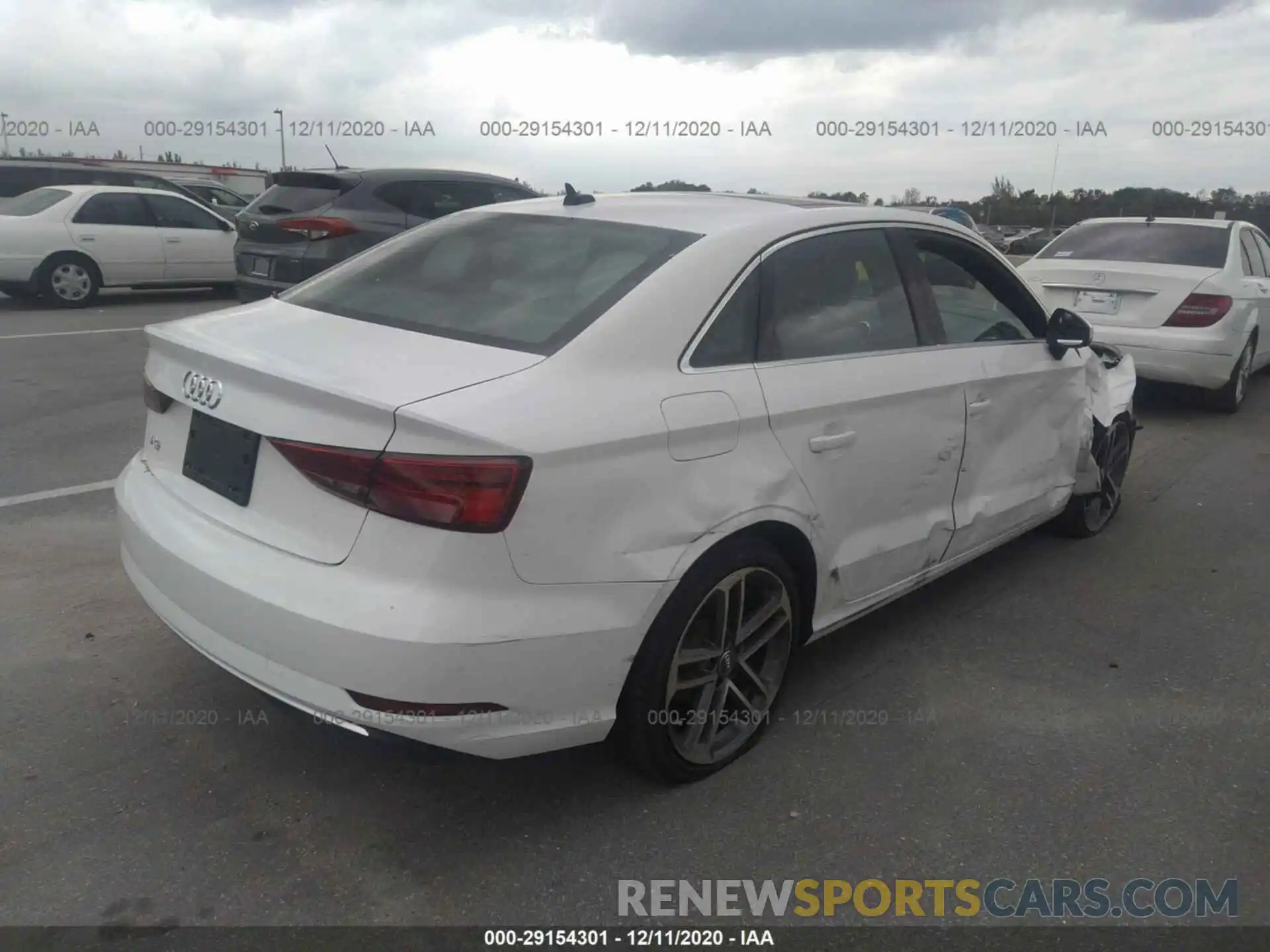 4 Photograph of a damaged car WAUAUGFF8K1009794 AUDI A3 SEDAN 2019