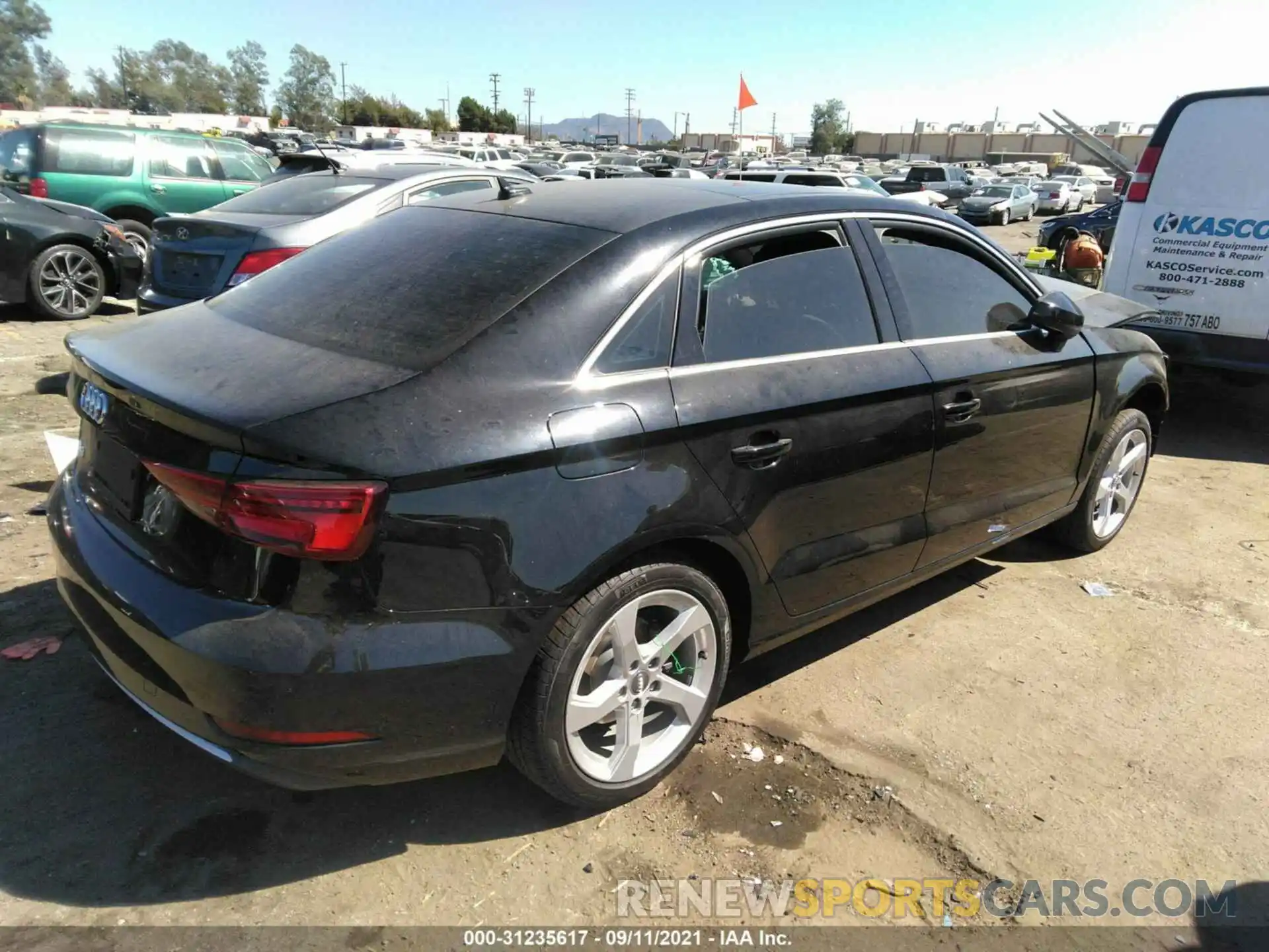 4 Photograph of a damaged car WAUAUGFF8K1020584 AUDI A3 SEDAN 2019