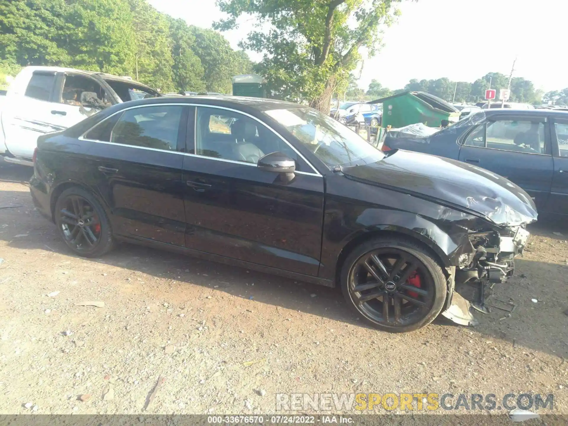 1 Photograph of a damaged car WAUAUGFF8K1024831 AUDI A3 SEDAN 2019