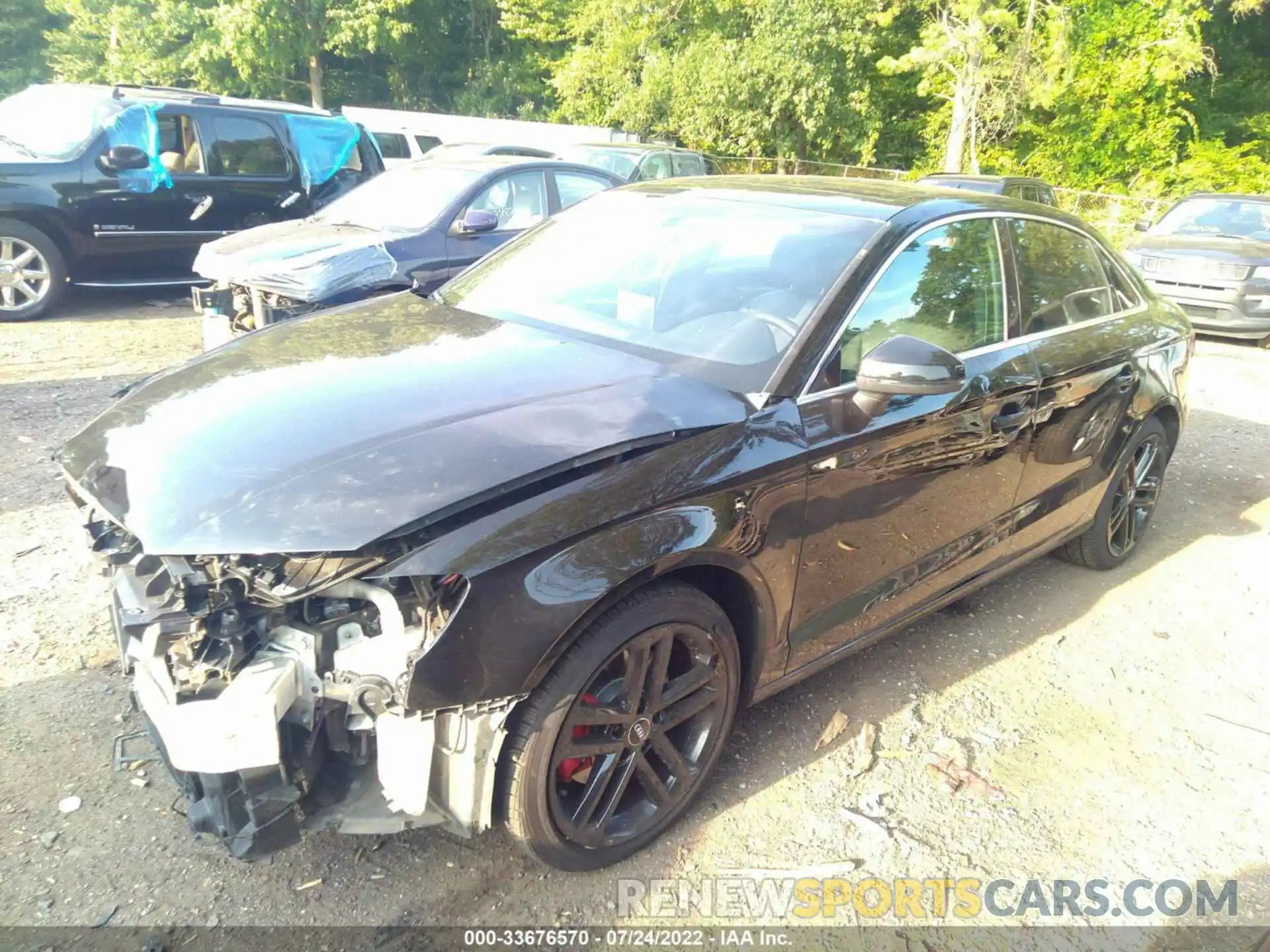 2 Photograph of a damaged car WAUAUGFF8K1024831 AUDI A3 SEDAN 2019