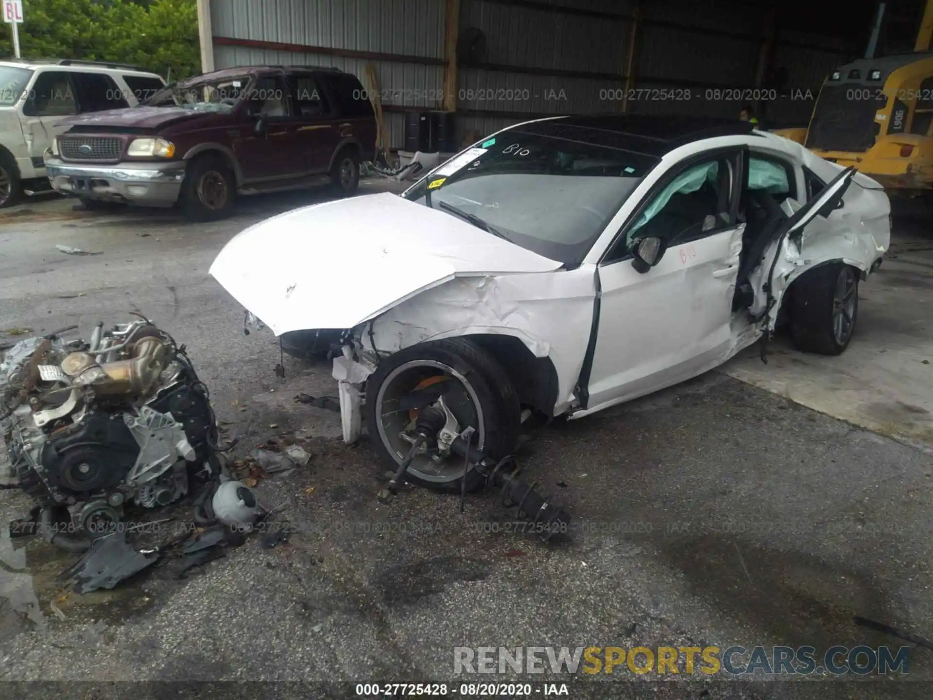 2 Photograph of a damaged car WAUAUGFF9K1011702 AUDI A3 SEDAN 2019