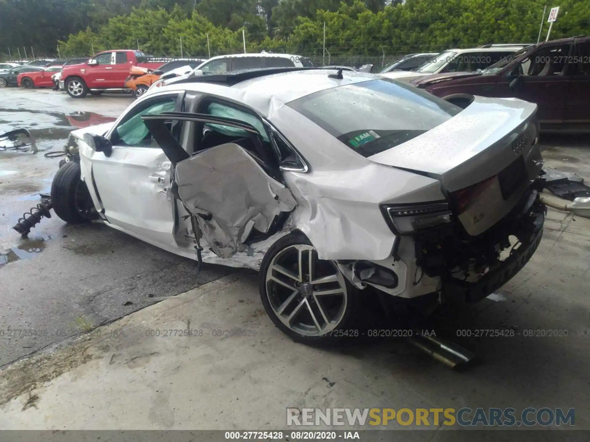 3 Photograph of a damaged car WAUAUGFF9K1011702 AUDI A3 SEDAN 2019