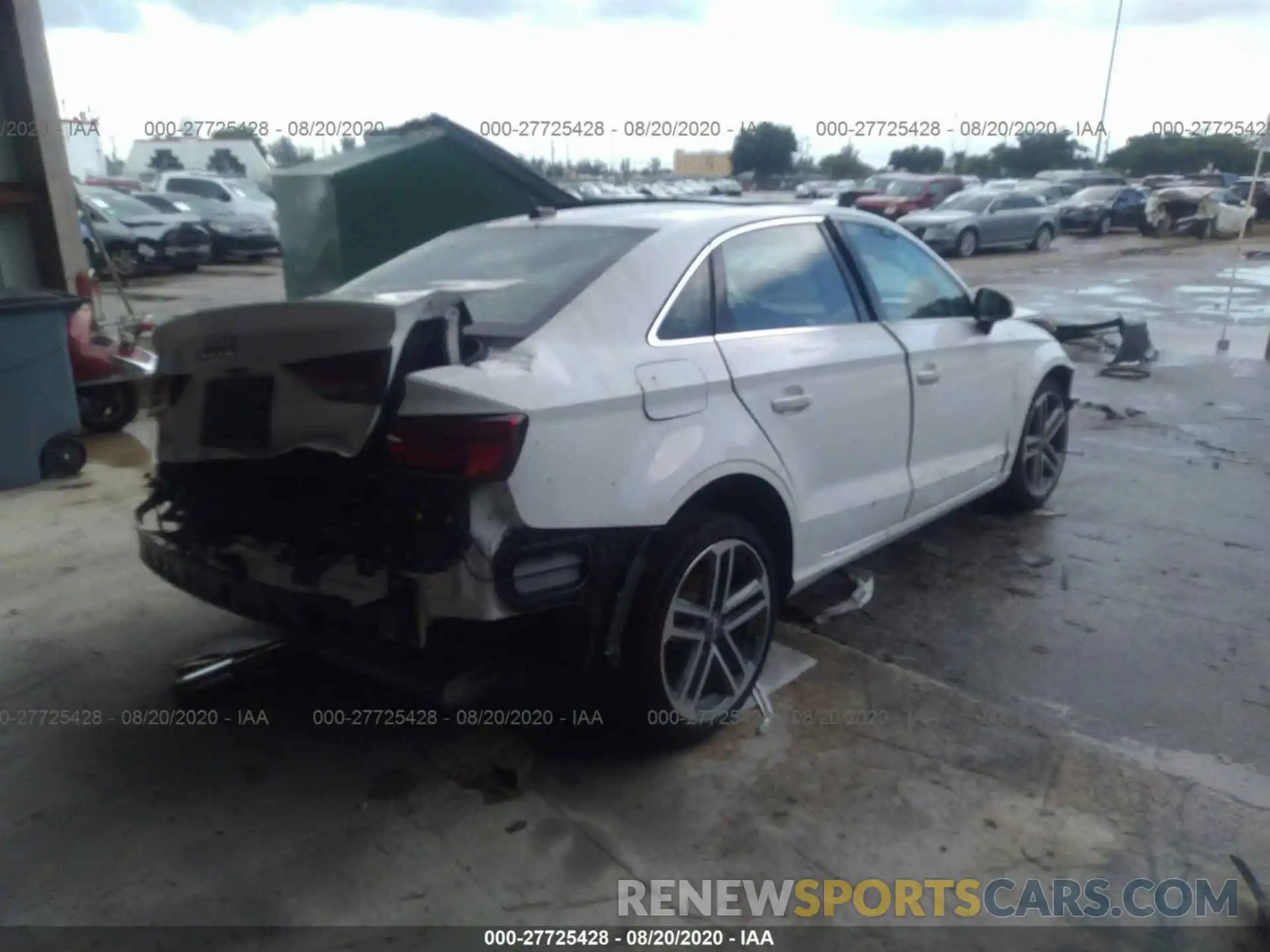 4 Photograph of a damaged car WAUAUGFF9K1011702 AUDI A3 SEDAN 2019