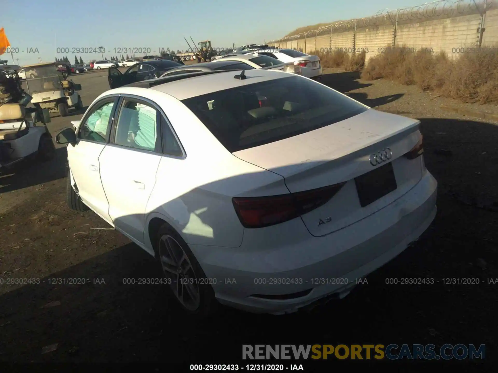 3 Photograph of a damaged car WAUAUGFF9K1021453 AUDI A3 SEDAN 2019