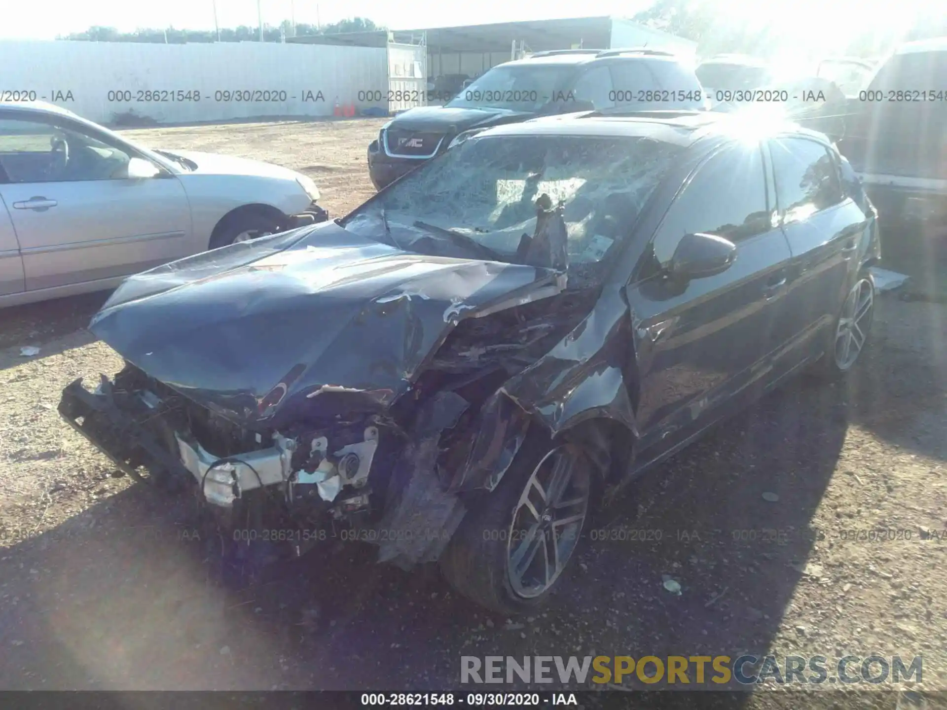 2 Photograph of a damaged car WAUAUGFF9KA084617 AUDI A3 SEDAN 2019