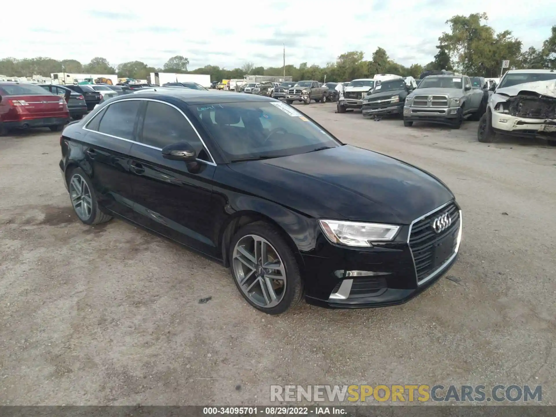 1 Photograph of a damaged car WAUAUGFFXK1027276 AUDI A3 SEDAN 2019