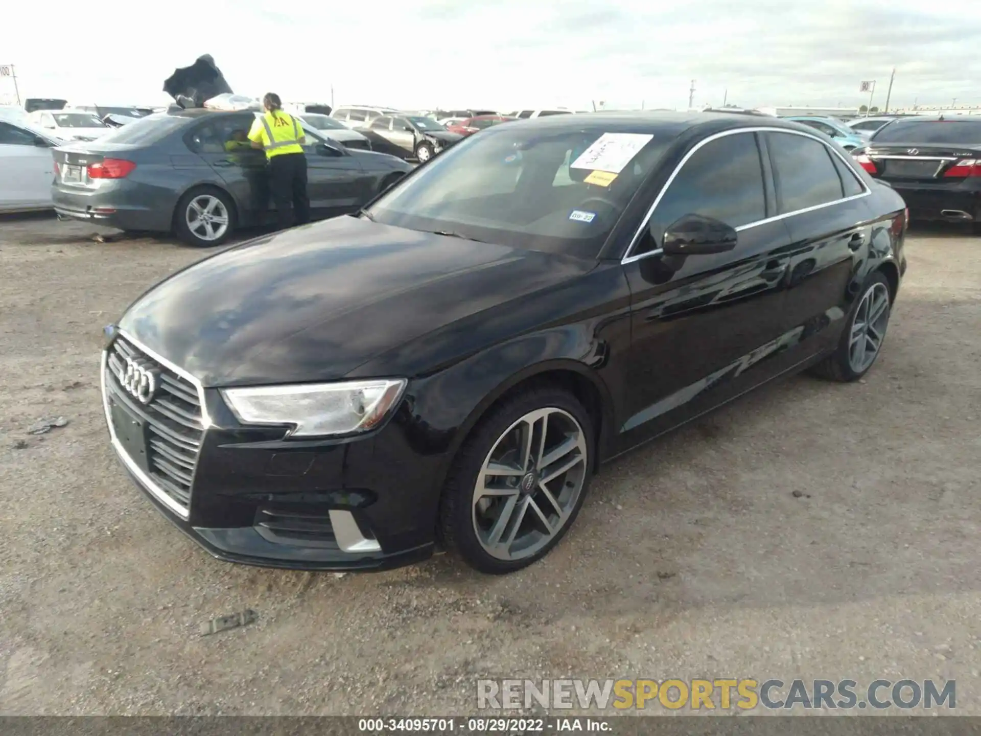 2 Photograph of a damaged car WAUAUGFFXK1027276 AUDI A3 SEDAN 2019