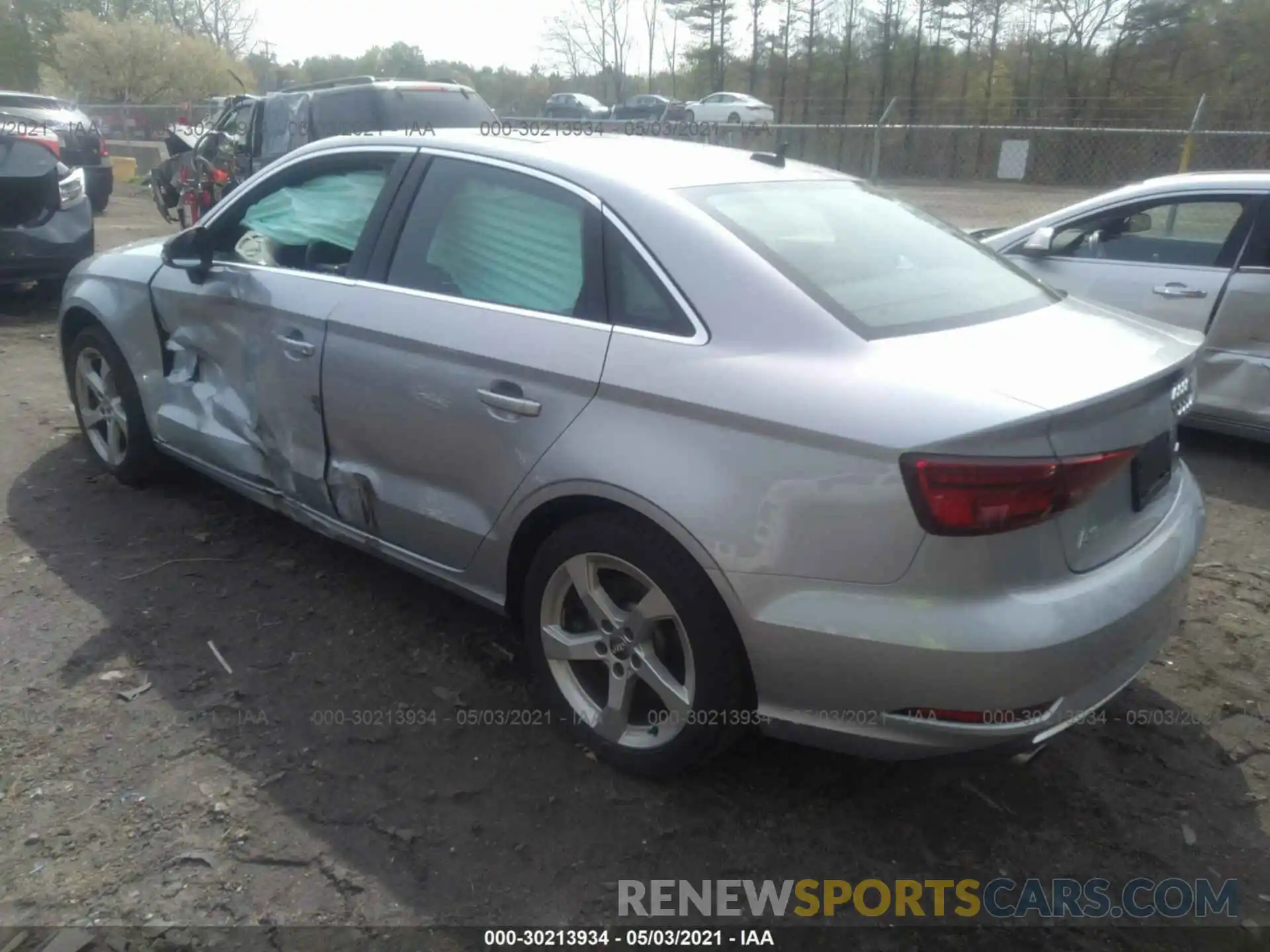 3 Photograph of a damaged car WAUBEGFF0KA101922 AUDI A3 SEDAN 2019