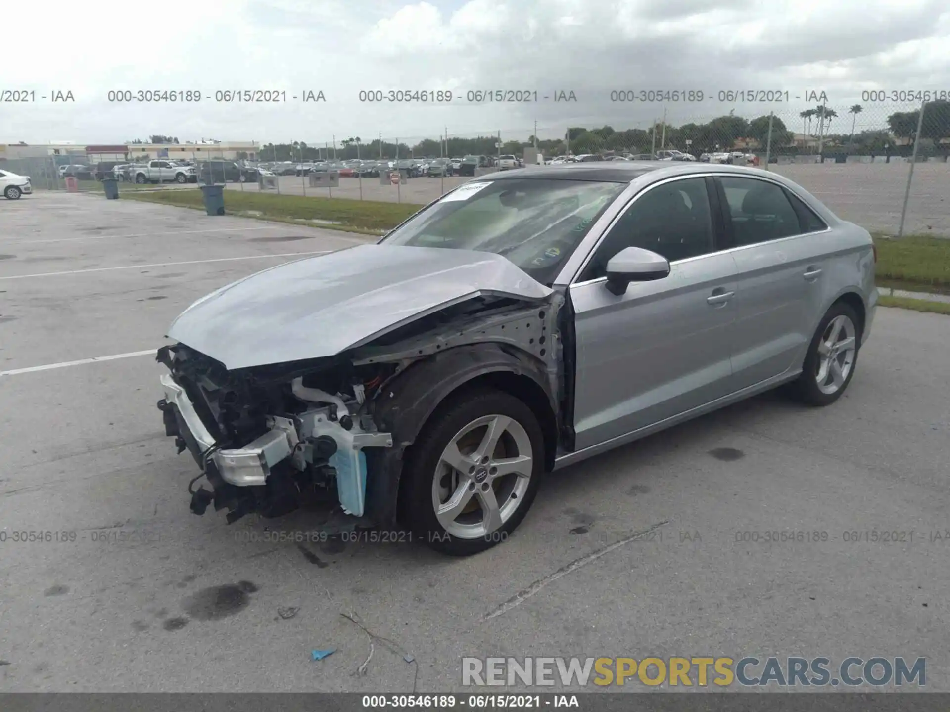 2 Photograph of a damaged car WAUBEGFF4KA105715 AUDI A3 SEDAN 2019