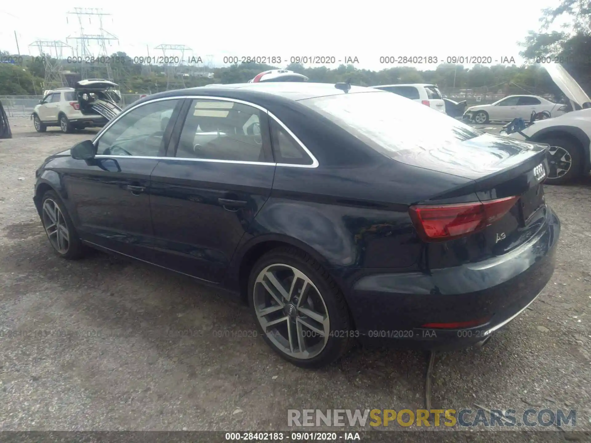 3 Фотография поврежденного автомобиля WAUBEGFF4KA122496 AUDI A3 SEDAN 2019