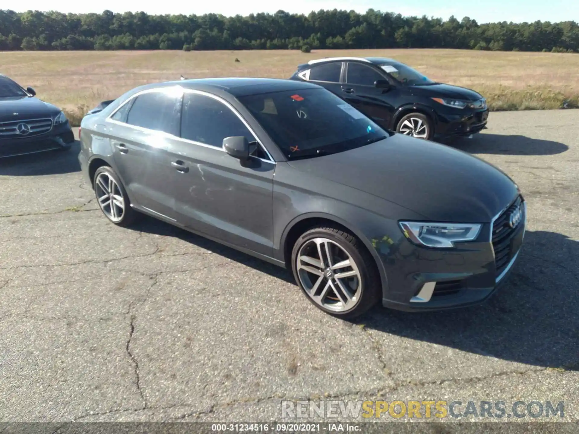 1 Photograph of a damaged car WAUBEGFF4KA125429 AUDI A3 SEDAN 2019