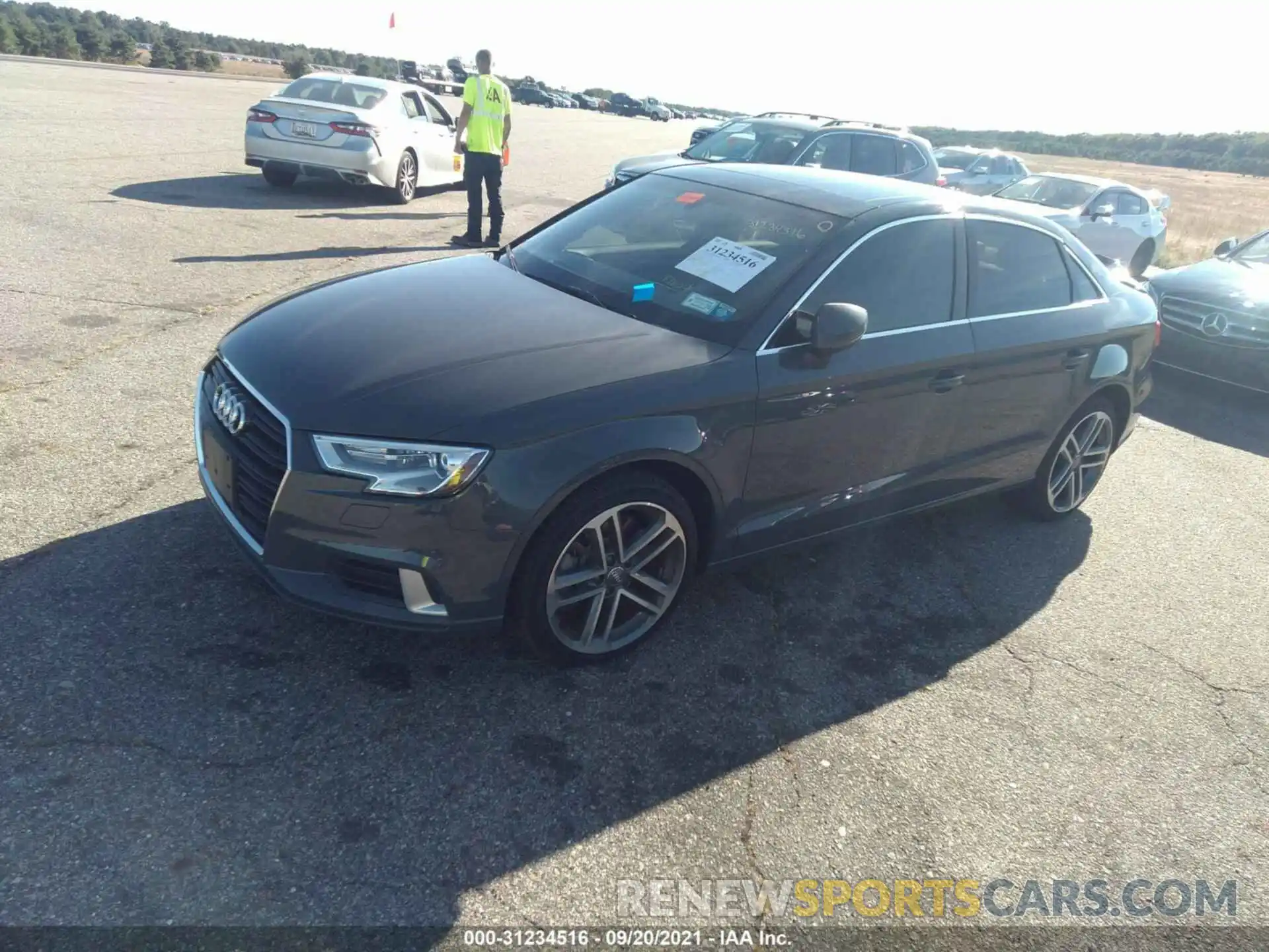 2 Photograph of a damaged car WAUBEGFF4KA125429 AUDI A3 SEDAN 2019