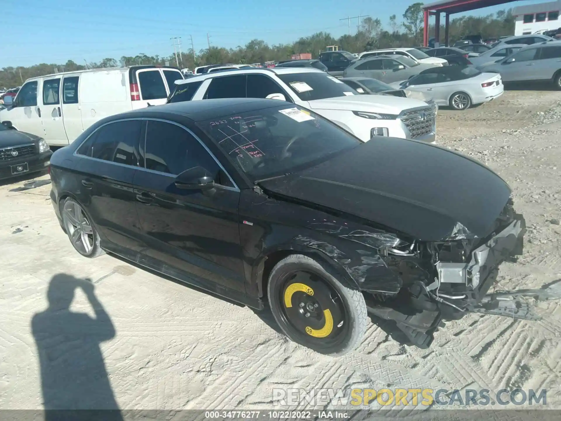 1 Photograph of a damaged car WAUGUGFF2K1009347 AUDI A3 SEDAN 2019