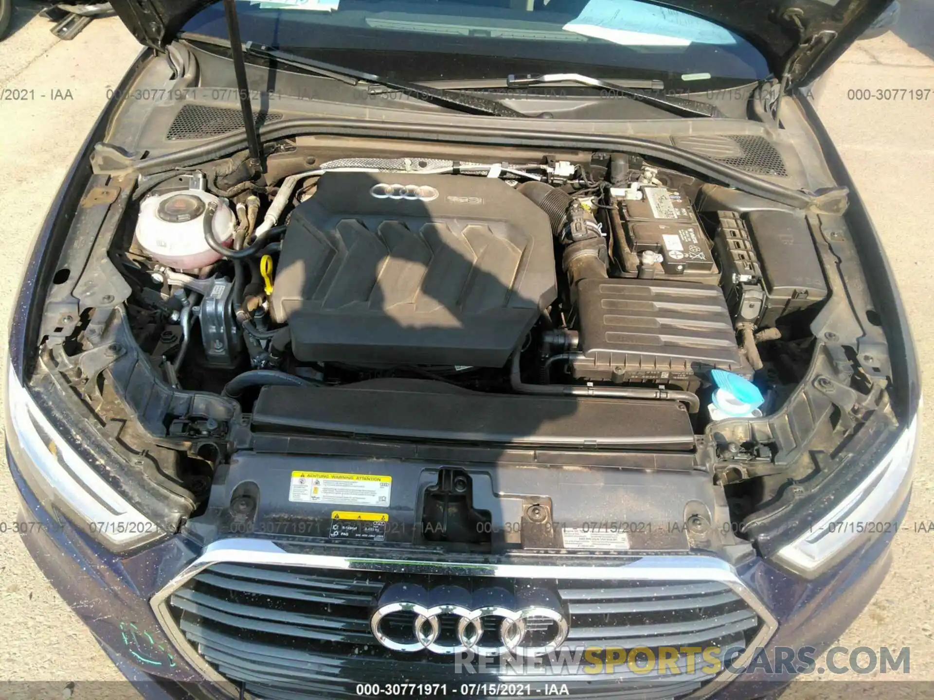 10 Photograph of a damaged car WAUGUGFF5KA096421 AUDI A3 SEDAN 2019