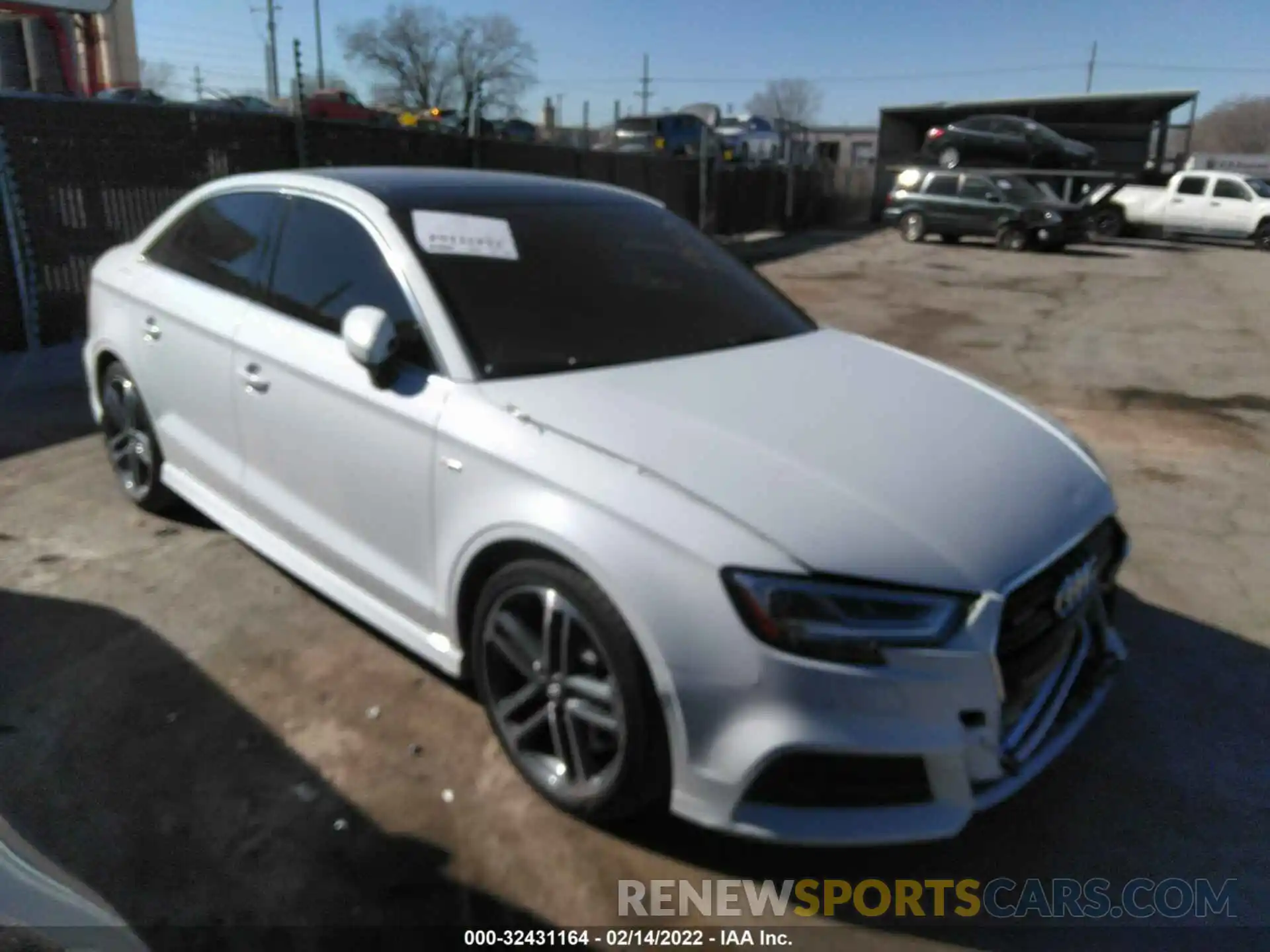 1 Photograph of a damaged car WAUJEGFF1K1017359 AUDI A3 SEDAN 2019