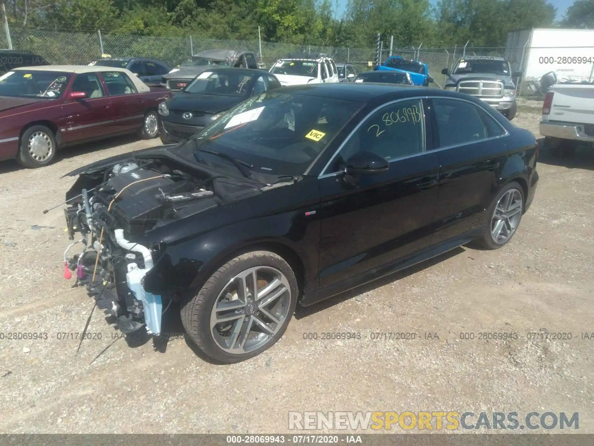 2 Photograph of a damaged car WAUJEGFF1K1017605 AUDI A3 SEDAN 2019