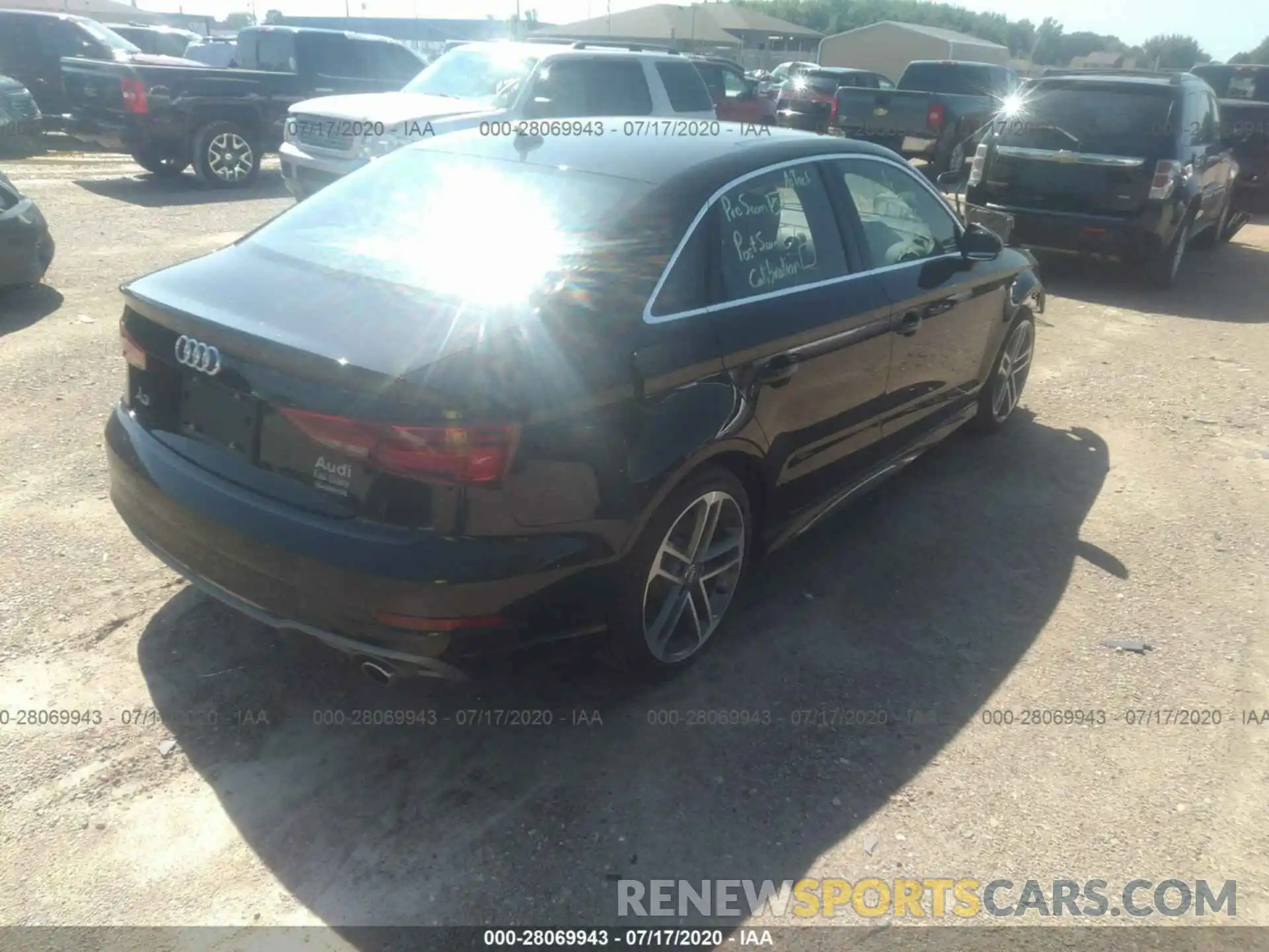 4 Photograph of a damaged car WAUJEGFF1K1017605 AUDI A3 SEDAN 2019