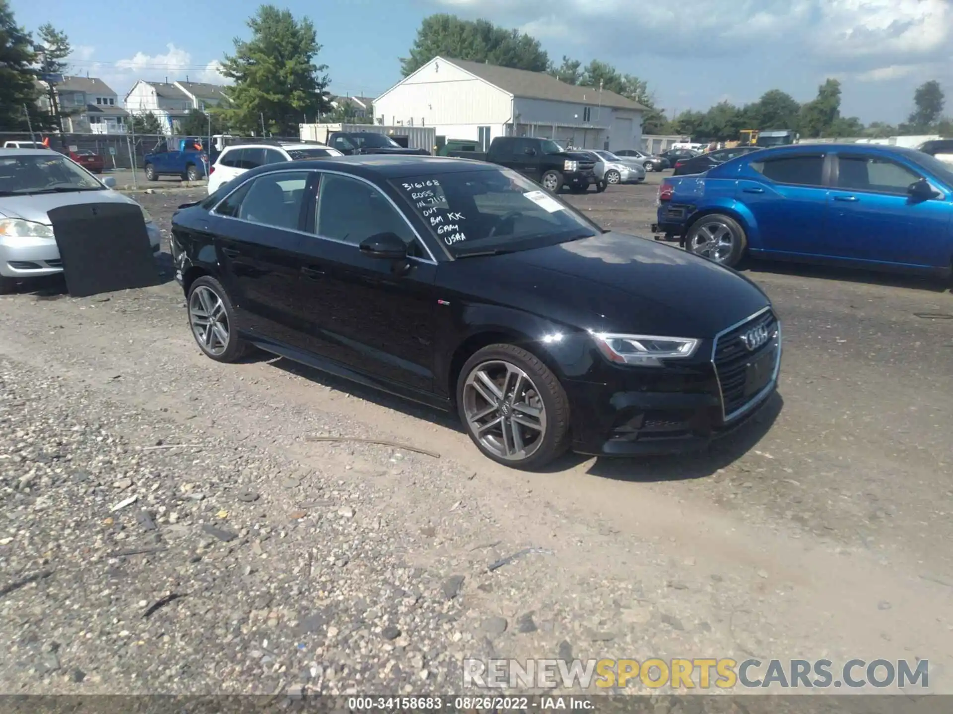 1 Photograph of a damaged car WAUJEGFF6KA080389 AUDI A3 SEDAN 2019