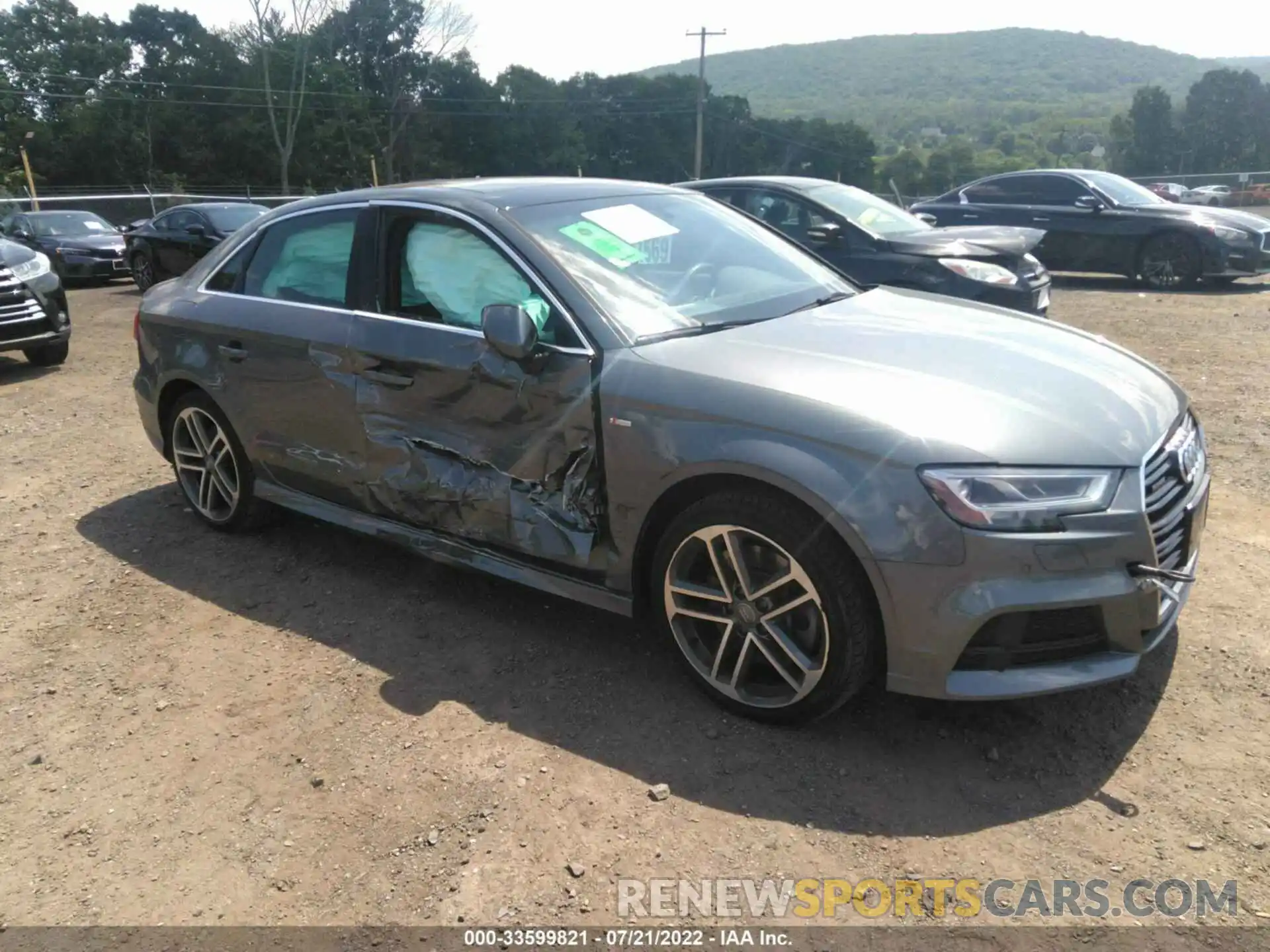 1 Photograph of a damaged car WAUJEGFF9K1019697 AUDI A3 SEDAN 2019