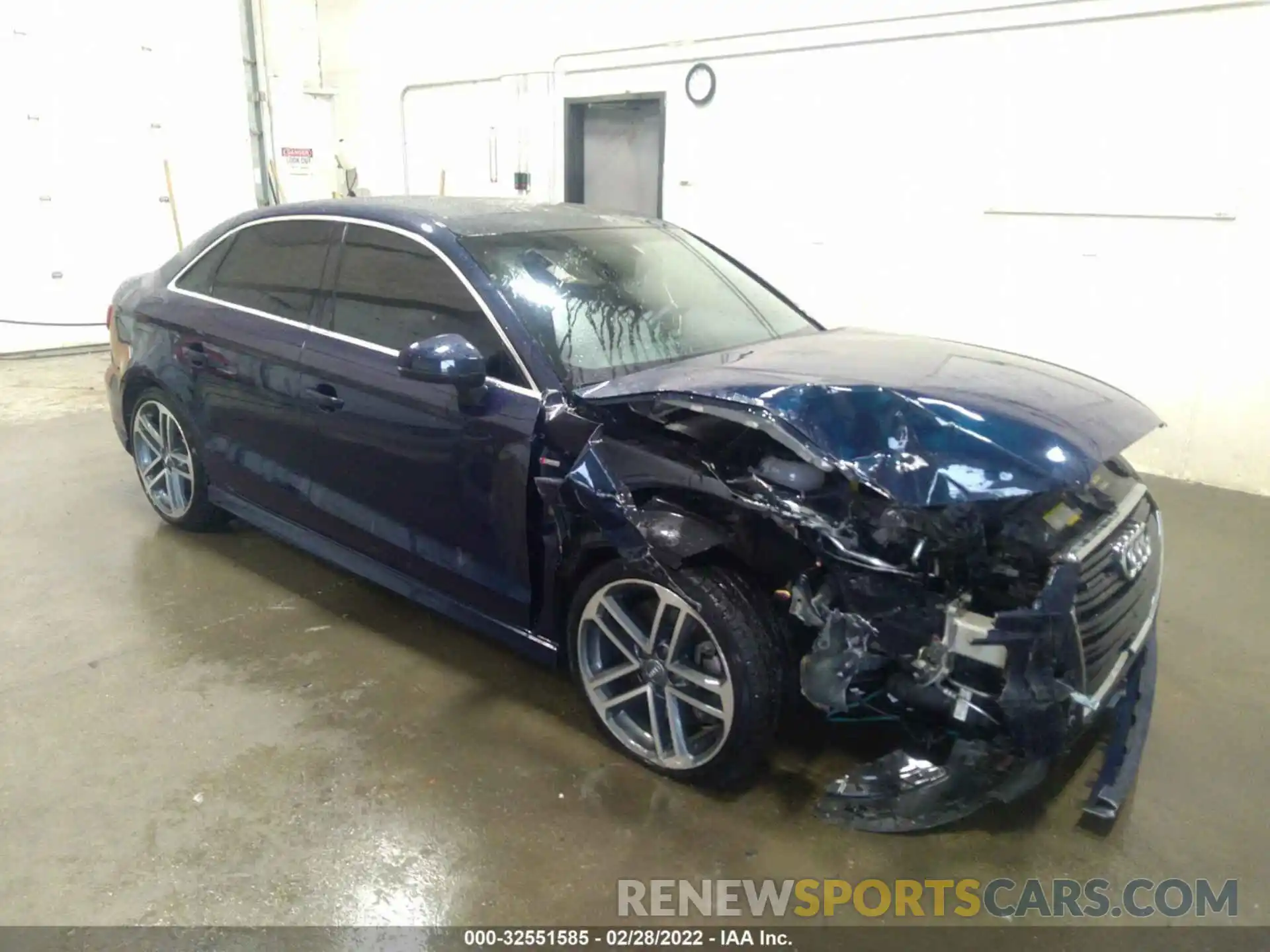 1 Photograph of a damaged car WAUJEGFF9KA083979 AUDI A3 SEDAN 2019