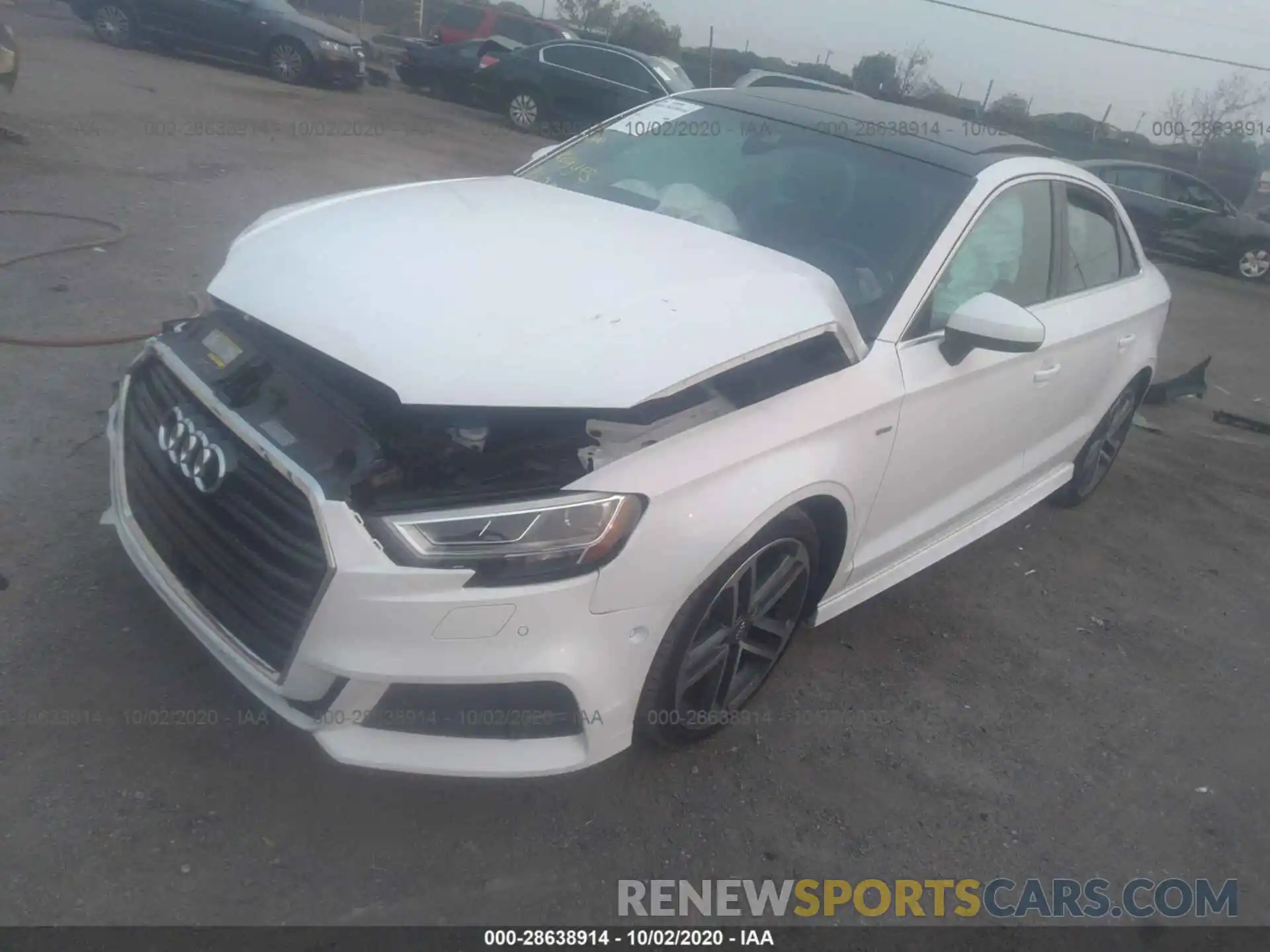 2 Photograph of a damaged car WAUKEGFF8KA065770 AUDI A3 SEDAN 2019