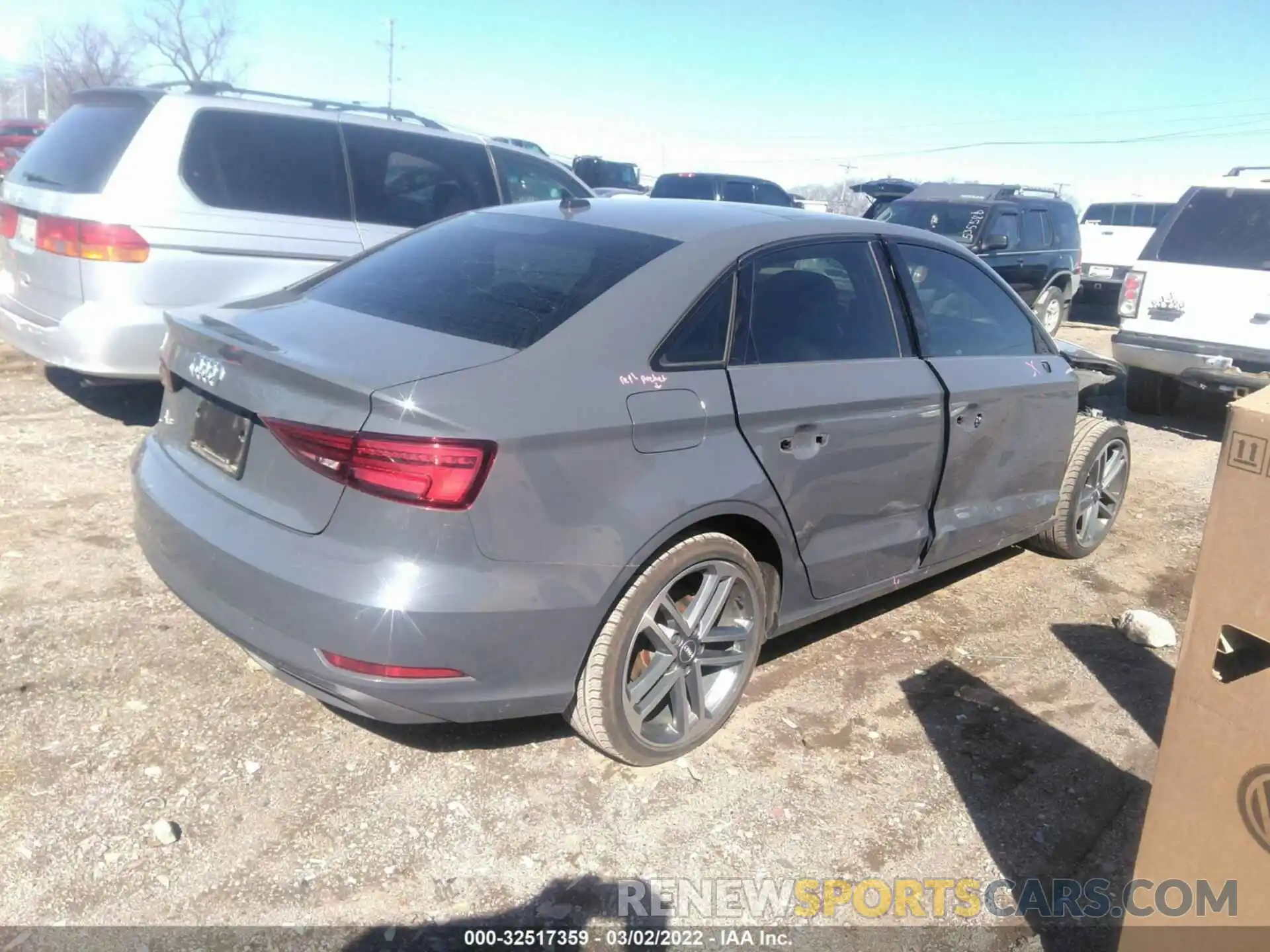 4 Photograph of a damaged car WAUAUGFF0LA040801 AUDI A3 SEDAN 2020