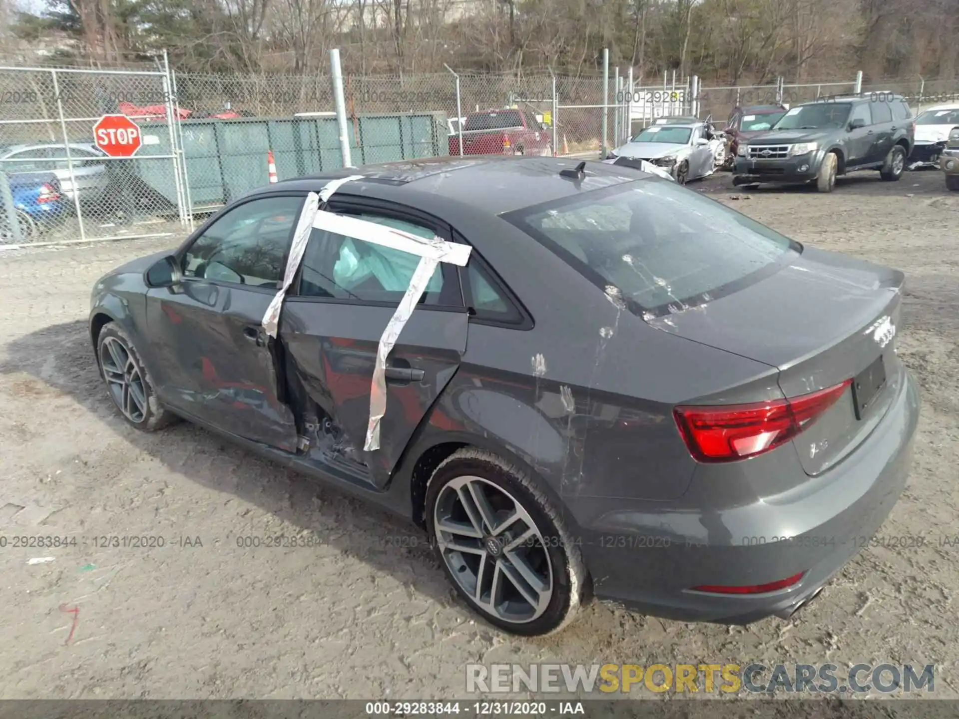 3 Photograph of a damaged car WAUAUGFF0LA092865 AUDI A3 SEDAN 2020