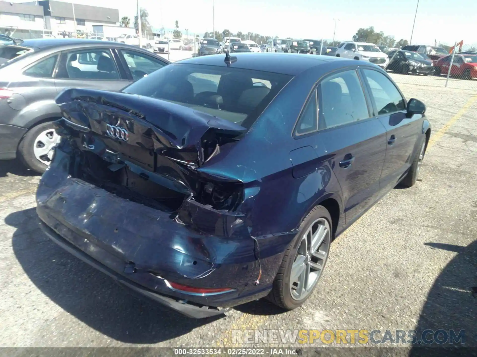 4 Photograph of a damaged car WAUAUGFF0LA097886 AUDI A3 SEDAN 2020