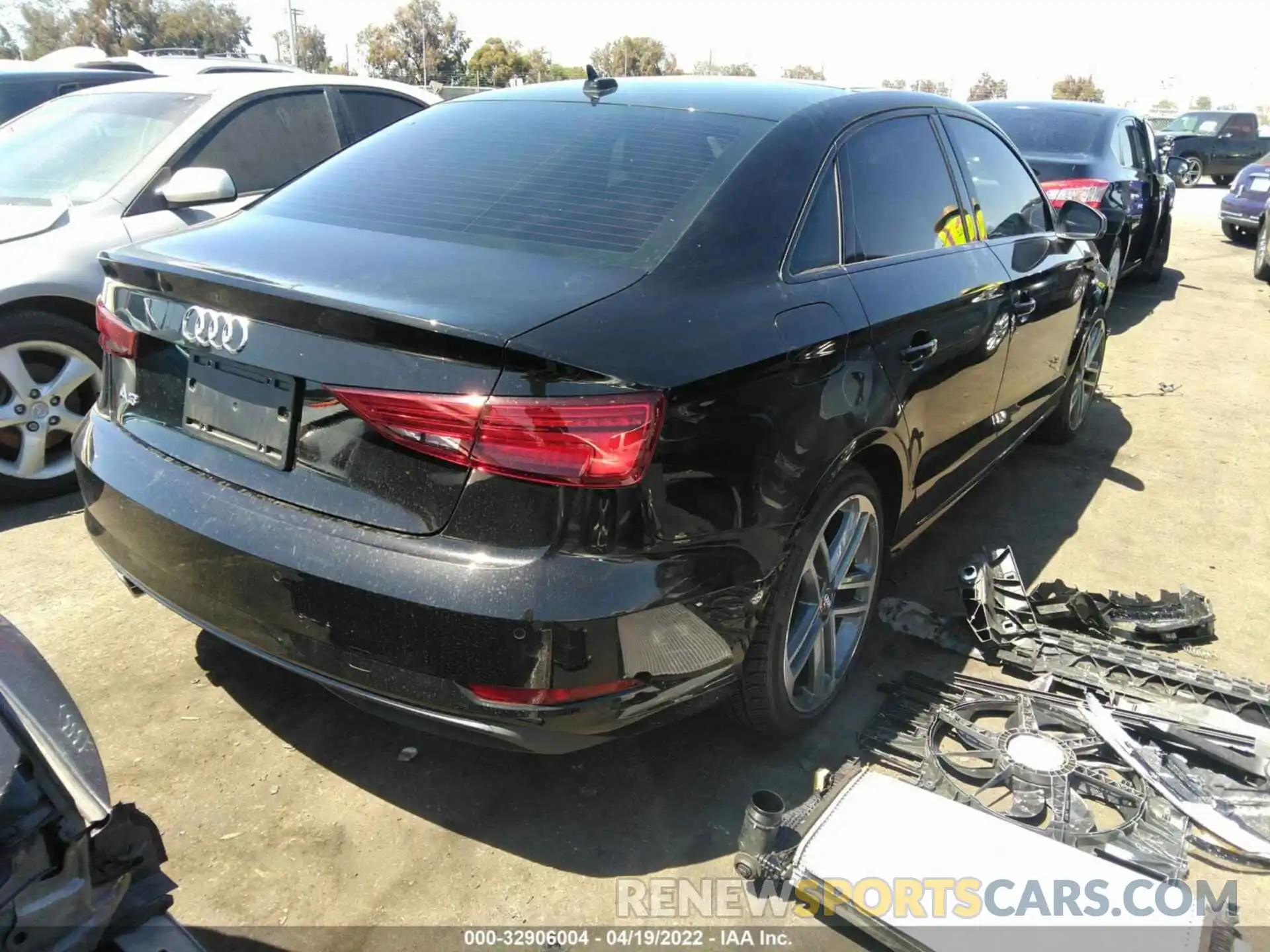 4 Photograph of a damaged car WAUAUGFF1LA000923 AUDI A3 SEDAN 2020