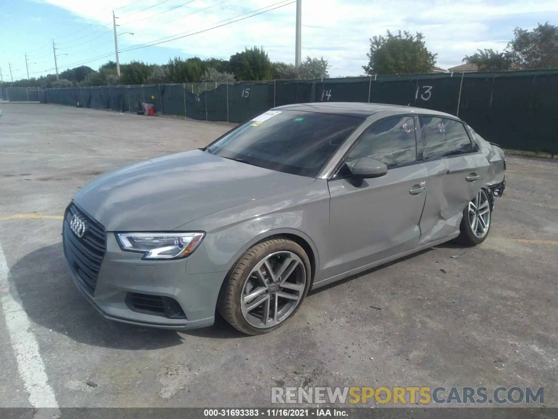 2 Photograph of a damaged car WAUAUGFF1LA100620 AUDI A3 SEDAN 2020