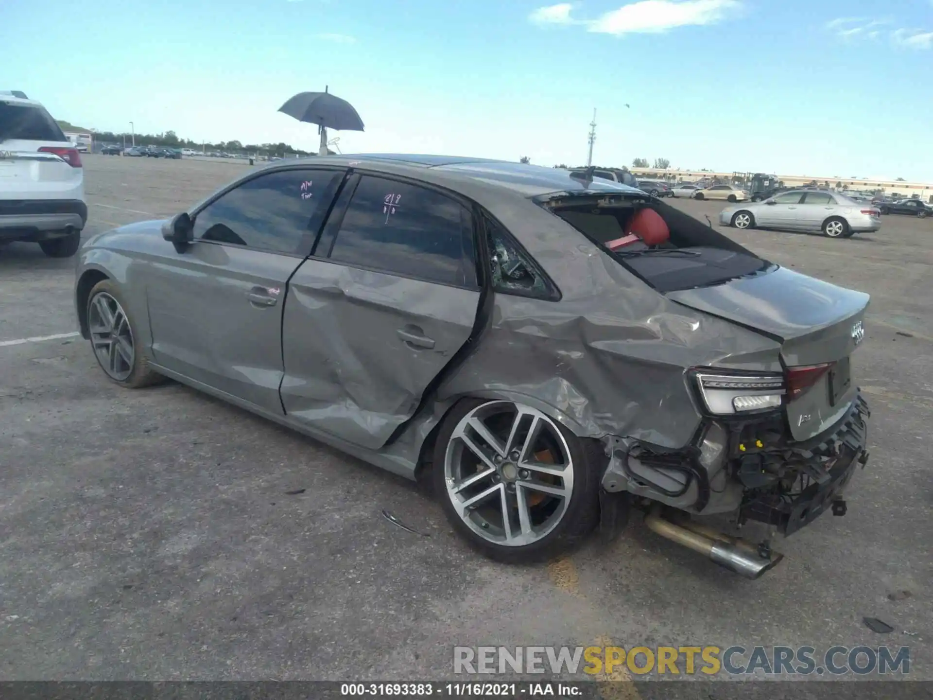 3 Photograph of a damaged car WAUAUGFF1LA100620 AUDI A3 SEDAN 2020