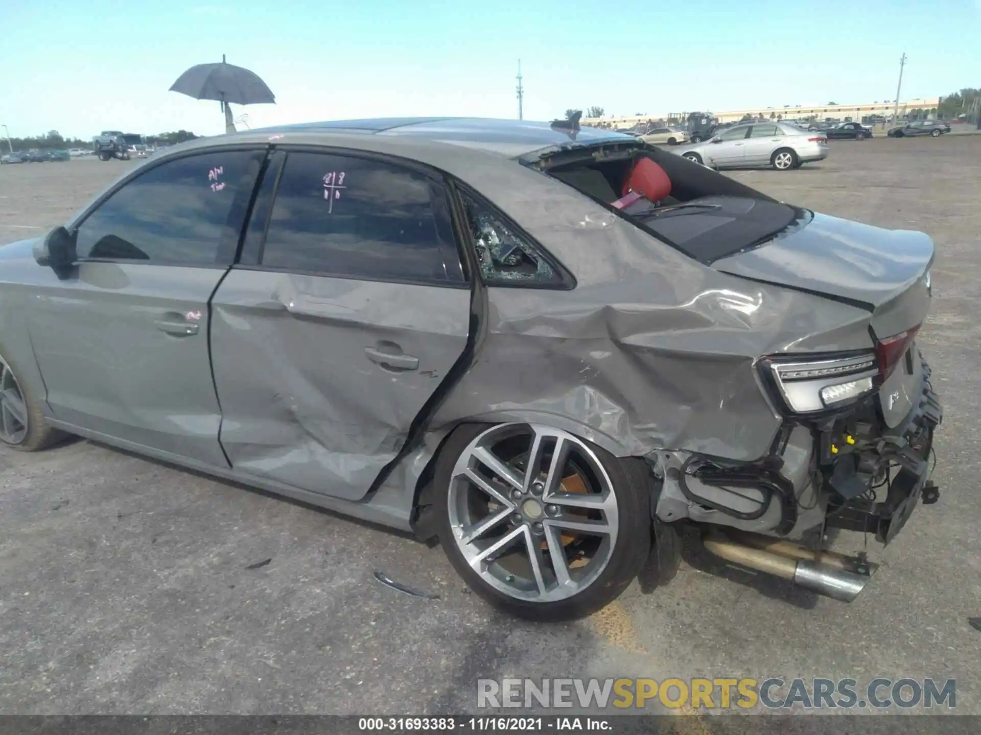 6 Photograph of a damaged car WAUAUGFF1LA100620 AUDI A3 SEDAN 2020