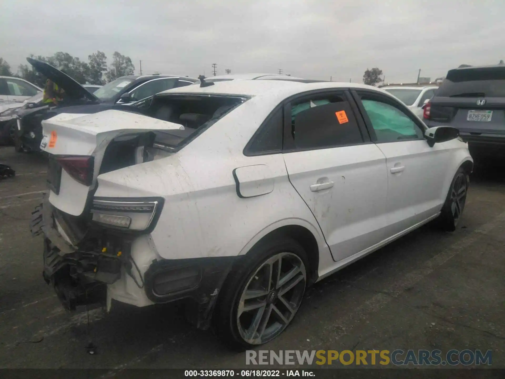 4 Photograph of a damaged car WAUAUGFF2LA058684 AUDI A3 SEDAN 2020