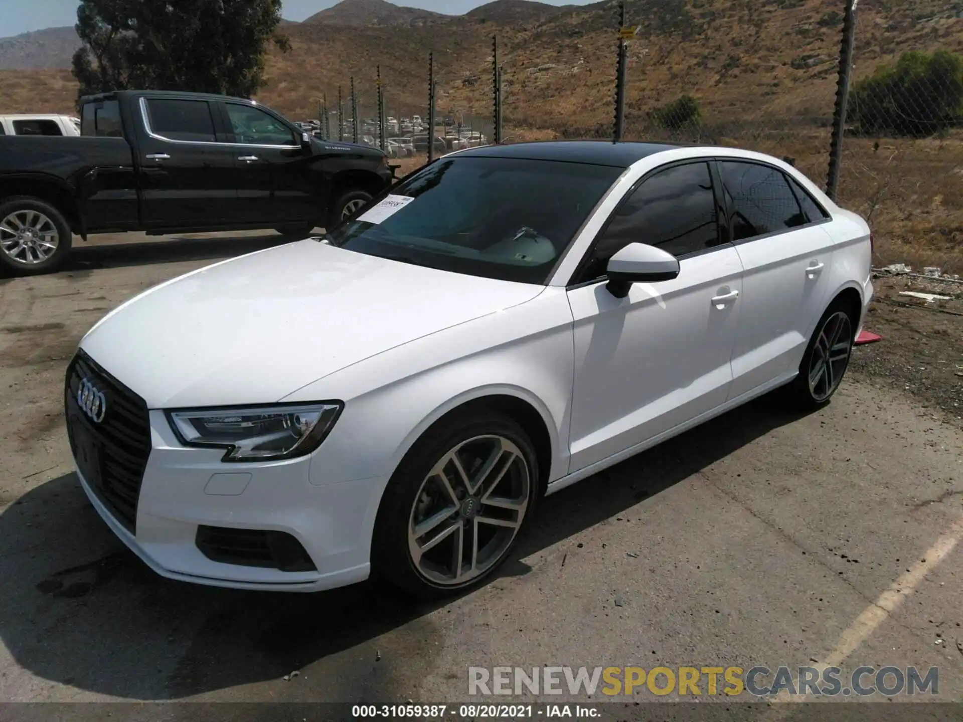 2 Photograph of a damaged car WAUAUGFF3LA093900 AUDI A3 SEDAN 2020