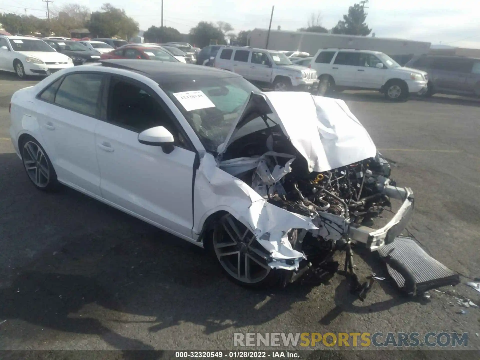 1 Photograph of a damaged car WAUAUGFF3LA103938 AUDI A3 SEDAN 2020