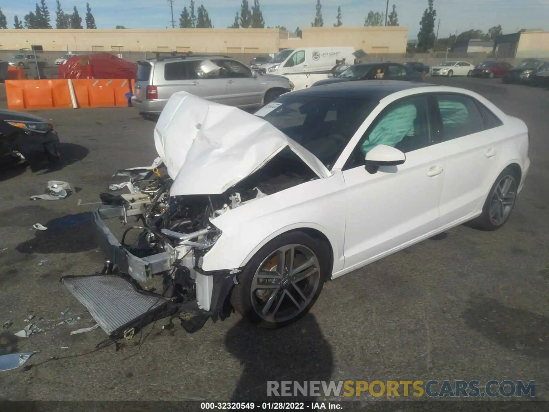 2 Photograph of a damaged car WAUAUGFF3LA103938 AUDI A3 SEDAN 2020