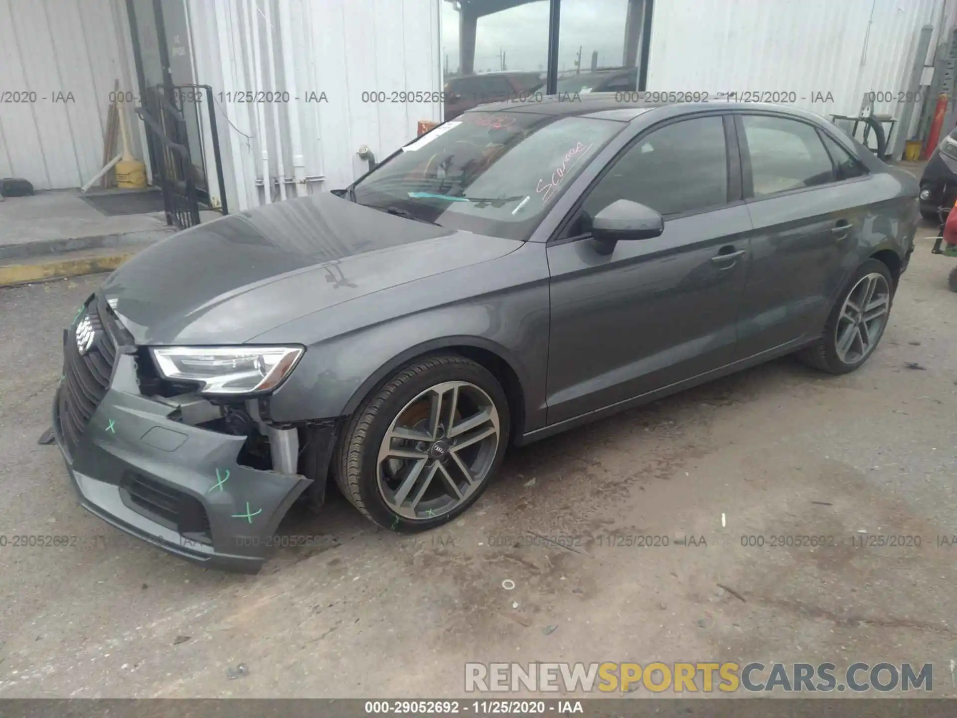 2 Photograph of a damaged car WAUAUGFF4LA030708 AUDI A3 SEDAN 2020