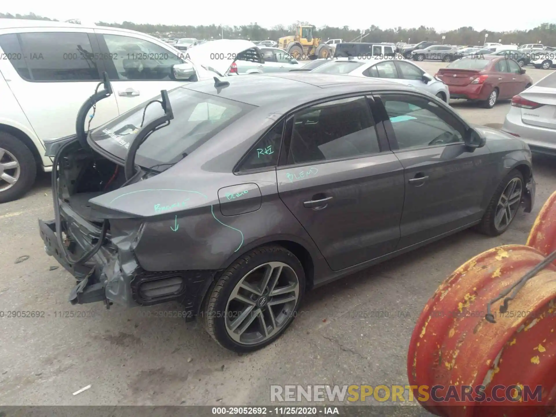 4 Photograph of a damaged car WAUAUGFF4LA030708 AUDI A3 SEDAN 2020