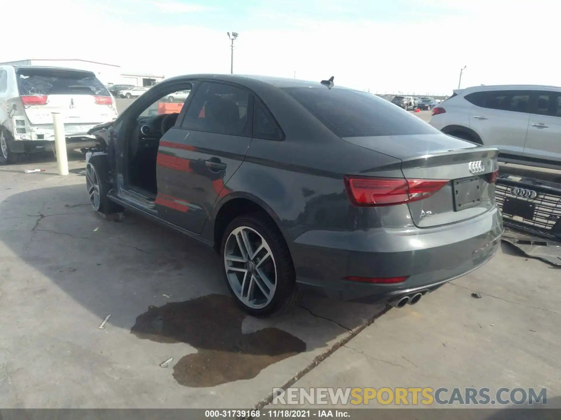 3 Photograph of a damaged car WAUAUGFF4LA062218 AUDI A3 SEDAN 2020